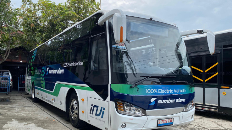 Profil Bus Listrik Sumber Alam, Rute Perjalanan Jakarta-Yogyakarta