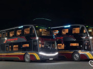 PO Juragan 99 Rilis Bus Double Decker Mewah Dibekali Fitur ADAS