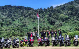 Komunitas Habora Gelar Motoran Bertajuk Sunmori to The South Jelajah Alam