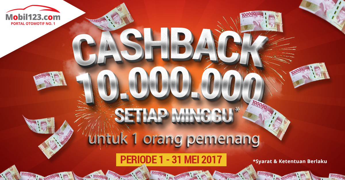 Mobil123.com Gelar Program Cashback Rp 10 juta