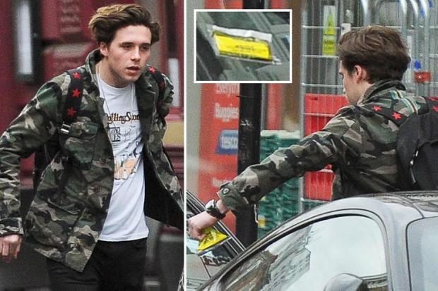 Lagi, Putra Beckham Kena Tilang