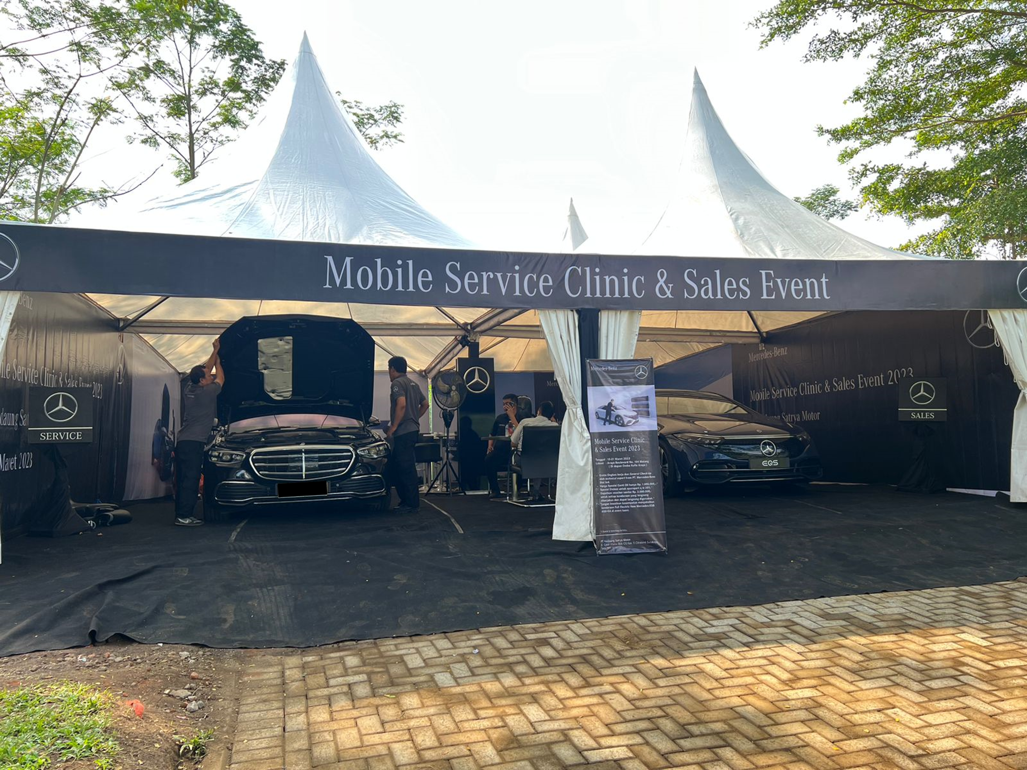 Mercedes-Benz Gelar Mobile Service Clinic di Kota Malang