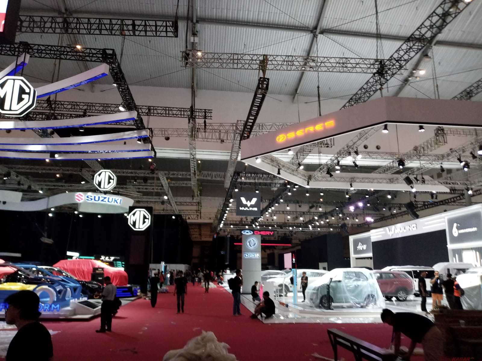 Galeri Persiapan GIIAS 2023, Ada Bocoran Beberapa Mobil dan Motor Baru