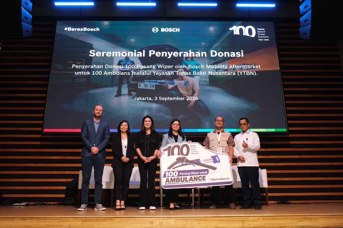 donasi dari bosch dan sumber berkat otomotif