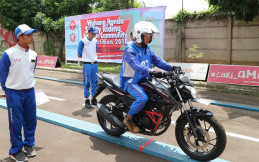 Puluhan Komunitas Honda Mengikuti Safety Riding Competition 2018