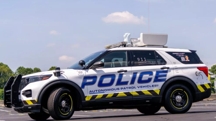 Punya Drone dan Pembaca Pelat Nomor, Mobil Patroli Otonom Pertama Mulai Beraksi