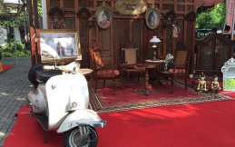 Vespa Antik Mejeng di Acara Pernikahan Kahiyang-Bobby
