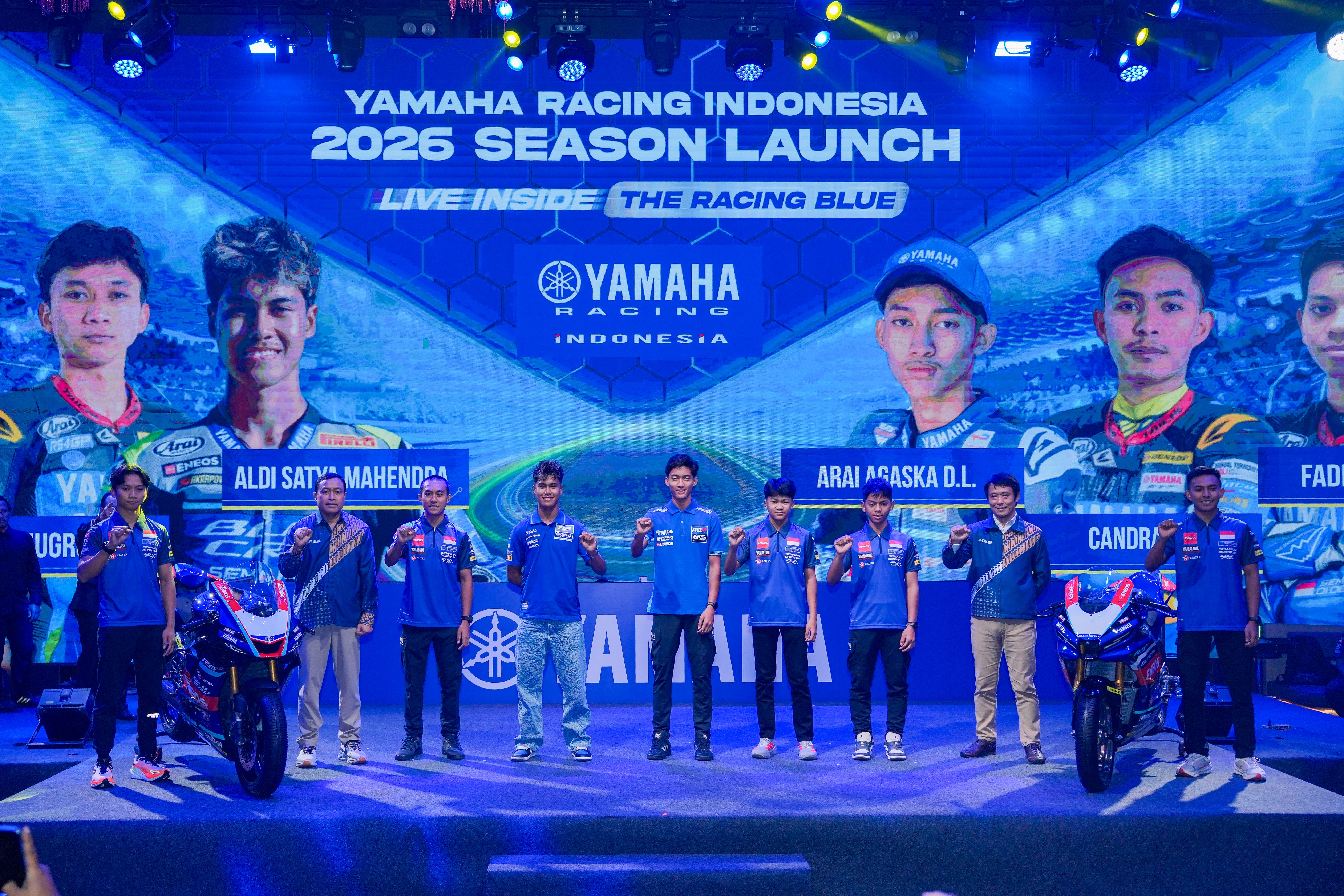 Yamaha Indonesia Perkenalkan 7 Pembalap Muda, Siap Berlaga di Kejuaraan Dunia