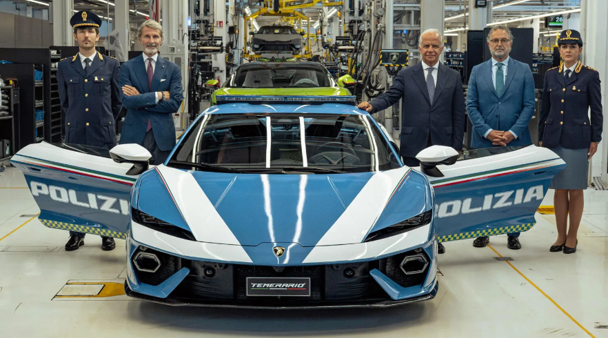 Lamborghini Temerario Polizia Resmi Meluncur, Jadi Armada Baru Kepolisian Italia