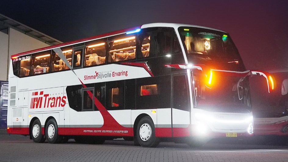 PO MTrans Tambah Bus Double Decker Baru, Tingkat Kenyamanan Diutamakan
