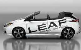 Nissan Perkenalkan Mobil Konsep Nissan Leaf Konvertibel