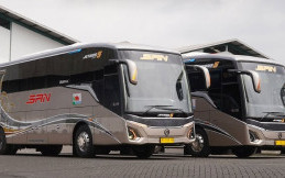 Dua Bus Baru PO SAN Gunakan Sasis Golden Dragon dan Bodi Jetbus 5 MHD
