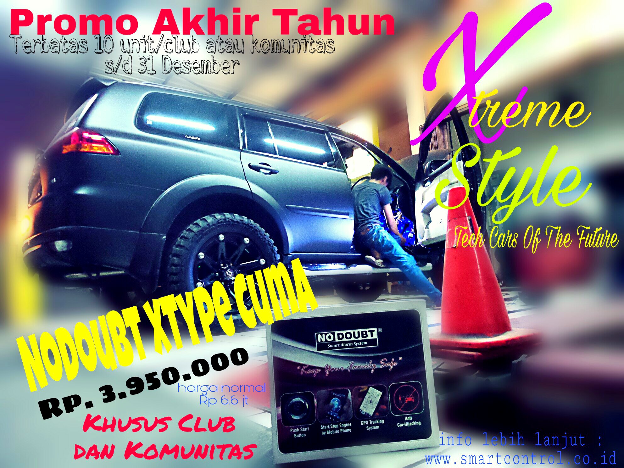 Nodoubt SmartControl Cuma Rp. 3,9 jtan Buat Komunitas dan Club Mobil