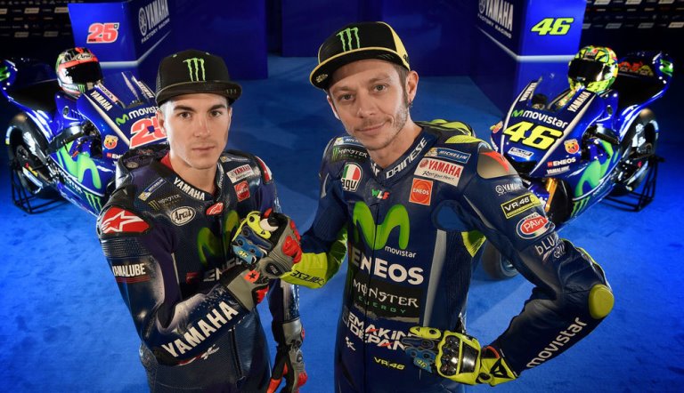 Yamaha Targetkan Raih Triple Crown Lewat Rossi dan Vinales di MotoGP 2017