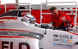 Maya Weug, Wanita Pertama Ikutan Ferrari Driver Academy