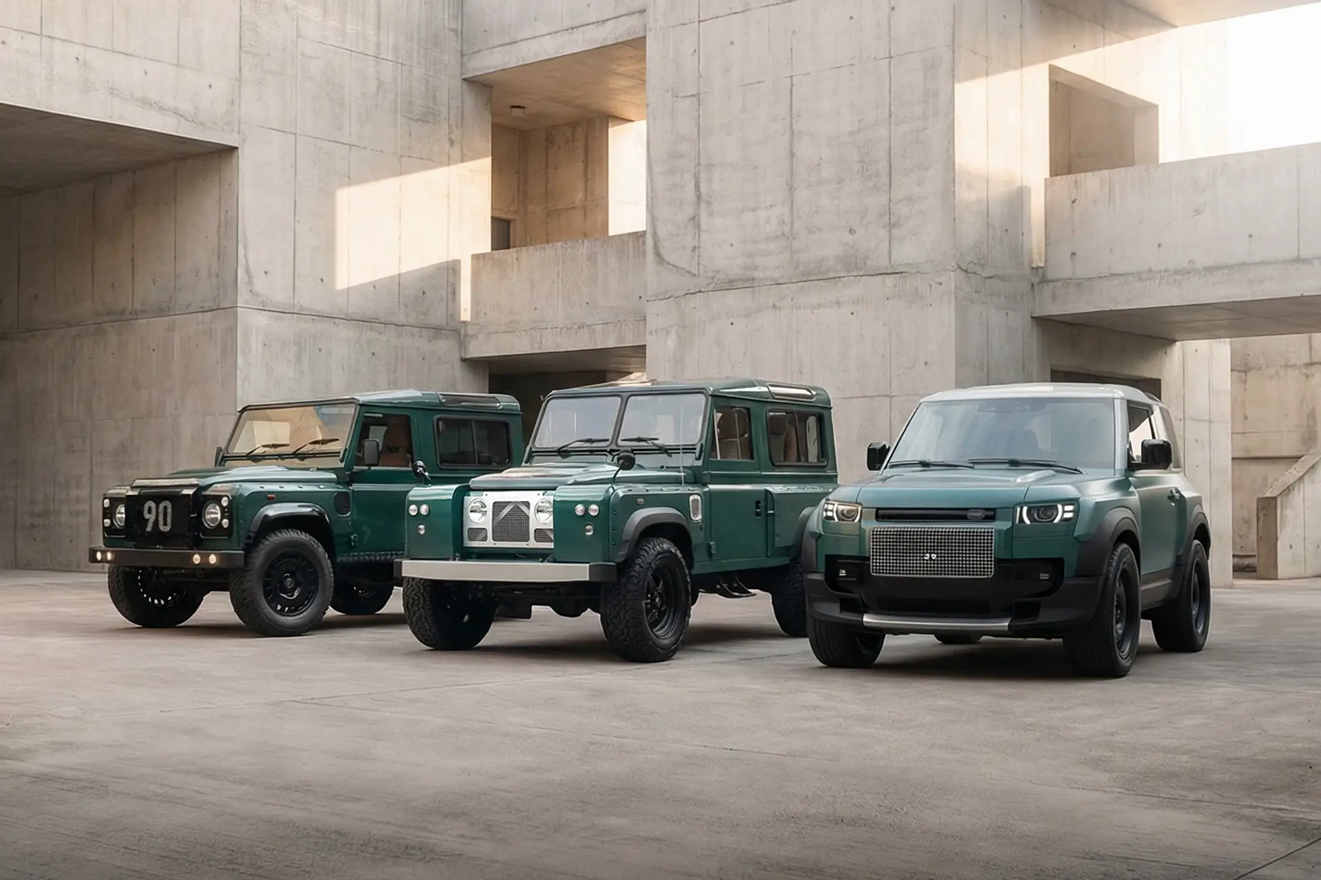 Trio Land Rover Lintas Generasi Ini Bisa Dipesan Sesuai Keinginan