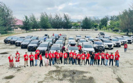 Bangkitkan Ekonomi Nasional, Komunitas Toyota Fortuner id42ner Sambangi Wisata Bengkulu