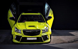 Modifikasi Chevrolet Cruze 'Si Kuning Ala Hyper-Wide'