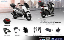 Doyan Touring? Ini Paket Aksesori All New Yamaha NMax dan Harganya