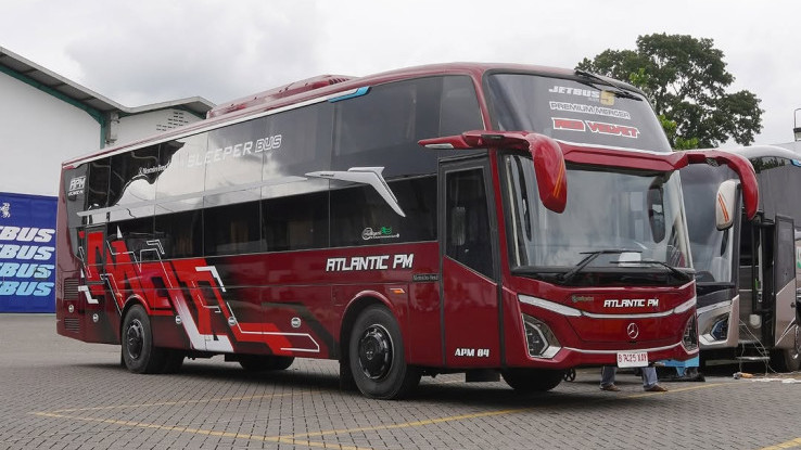 PO Atlantic PM Tambah Sleeper Bus Baru, Kursi Penumpang Semakin Nyaman