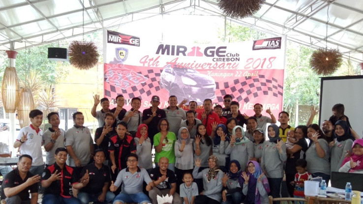 Indonesian Mirage Club Chapter Cirebon Rayakan HUT ke-4