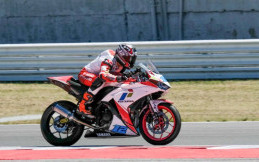 Ali Adriansyah Tampil Gemilang Di Kejuaraan WSSP300 Misano Italia 