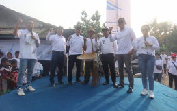 Pertamina Gelar Bersih-Bersih Kampung di Desa Mukti Jaya Karawang