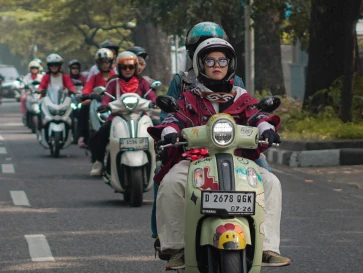 Komunitas Motor Grils Day Out, Kampanyekan Keselamatan Berkendara