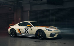 Porsche 718 Cayman GT4 Tribute to 906, Penghormatan Mobil Balap Lawas Jepang