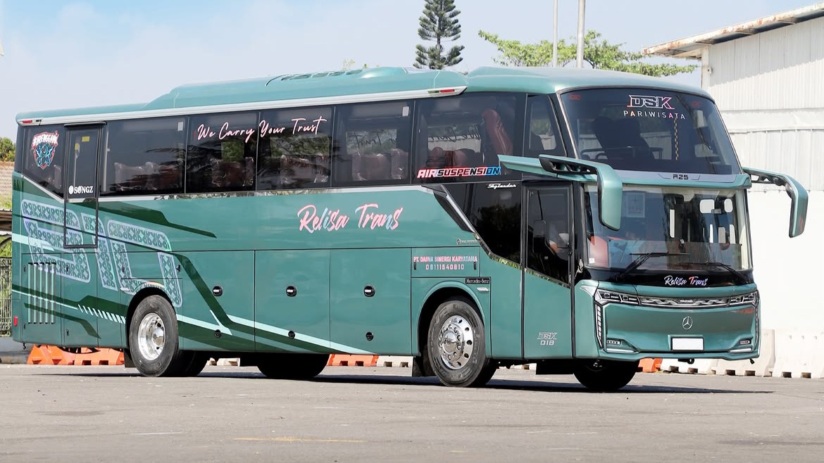 Bus Baru PO Relisa Trans Hadir dengan Bodi Skylander R25 Sky Seat