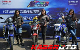 Tiga Ladies Bikers Cantik Unjuk Gigi di Sirkuit Sentul