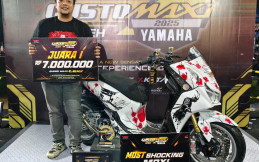 Modifikasi Yamaha Lexi LX 155, Juara Kontes Tak Perlu Hedon