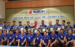 Mekanik Suzuki Indonesia Terbaik di Ajang 2018 Suzuki Motorcycle Service Skill Competition Asia