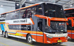 Bus Baru PO Rosalia Indah Pakai Dua Bodi Berbeda Double Decker dan XXHD