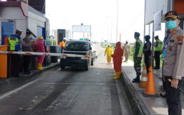 Mendekati Hari Raya, Exit Tol Pejagan Perketat Pengawasan Pemudik