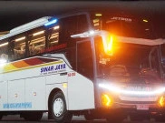 PO Sinar Jaya Tambah Bus Baru, Ada Kursi Sleeper di Bagian Depan