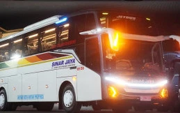 PO Sinar Jaya Tambah Bus Baru, Ada Kursi Sleeper di Bagian Depan
