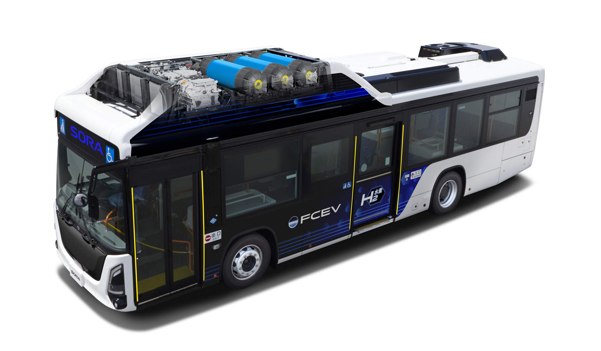 Bus Listrik Hidrogen Toyota Sora