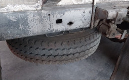 Cara Sopir Truk Antisipasi Ban Serep Tidak Dibawa Pencuri