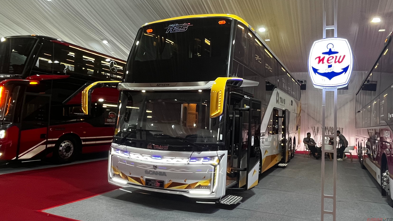 Pakai Skylander R25 New Armada, Begini Tampilan Bus Double Decker PO U Trans