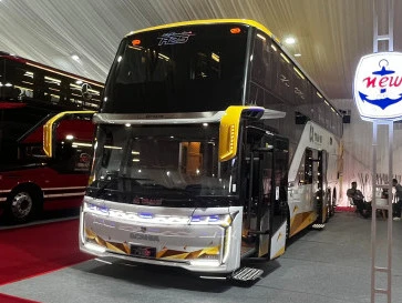 Pakai Skylander R25 New Armada, Begini Tampilan Bus Double Decker PO U Trans