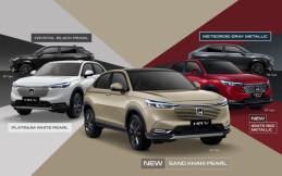 Warna Monochrome Sand Khaki Pearl dan Ignite Red Metallic Tersedia untuk All New Honda HR-V