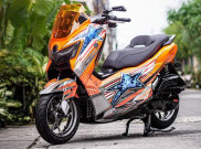 Modifikasi Yamaha Nmax Turbo, Terinspirasi Helm Arai DiSalvo