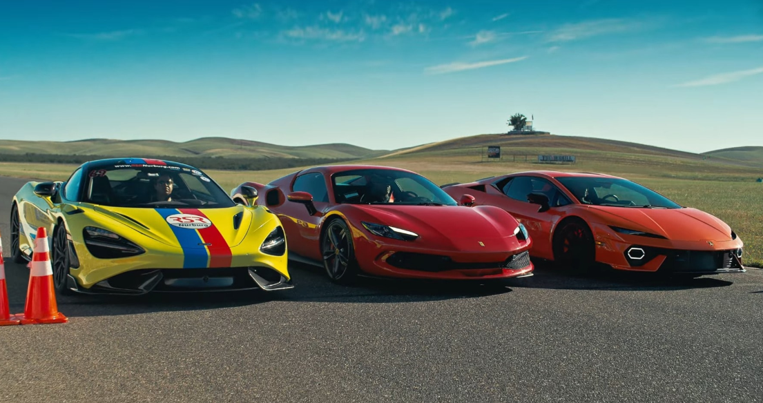 Lamborghini Temerario dan Ferrari 296 Adu Drag Race Dengan Mode EV, Siapa Unggul?