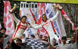 Sean Gelael Raih Gelar Juara APRC Danau Toba 2023