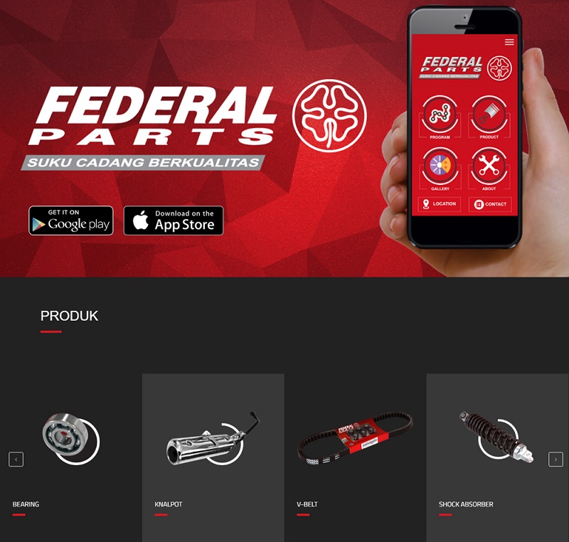 Federal Rilis Aplikasi Mobile Federal Parts