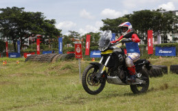 First Ride - Geber Aprilia Tuareg 660 di Lintasan Offroad Gading Serpong