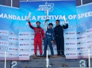 Pembalap Muda Ananda Zayn Raih Podium 1 di Kejurnas ITCR 150O Non-Seeded