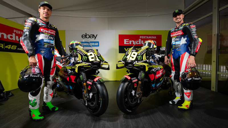 Tim Vr46 Livery Khusus Tim Pertamina VR46 Racing di MotoGP Amerika 2025 - kabaroto
