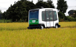 Di Jepang, Bus Tanpa Sopir Digunakan di Area Persawahan